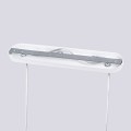 LAMPAMI - nowoczesna lampa potrójna wisząca, tuby wiszące białe, lampa nad stół wisząca, lampa do jadalni LAMI 2L