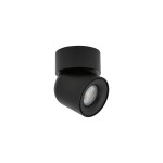 Lampa do łazienki lub na elewację czarna regulowana IP54 1xGU10 R50 OSCAR 