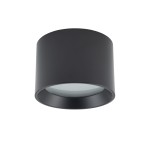 Lampa sufitowa do łazienki lub na elewację czarna IP54 1xGX53 MAUN
