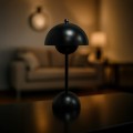 LAMPAMI - czarna lampka nocna, lampka do sypialni, lampka stojąca do salonu, lampka ledowa stojąca nowoczesna COSTA Black