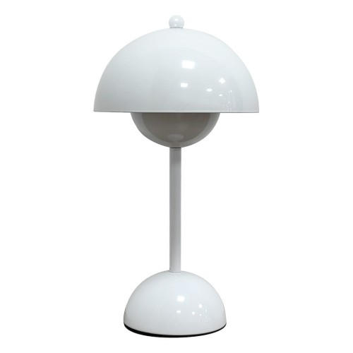 LAMPAMI - biała lampka nocna, lampka do sypialni, lampka stojąca do salonu, lampka ledowa stojąca nowoczesna COSTA