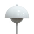 LAMPAMI - biała lampka nocna, lampka do sypialni, lampka stojąca do salonu, lampka ledowa stojąca nowoczesna COSTA