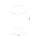 LAMPAMI - biała lampka nocna COSTA szkic