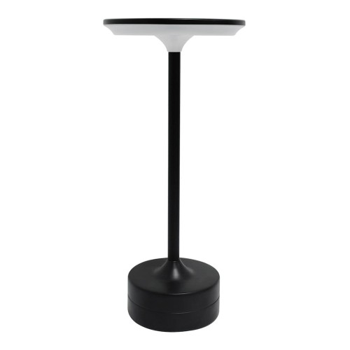 LAMPAMI - czarna lampka nocna, lampka do sypialni, lampka stojąca do salonu, lampka ledowa stojąca nowoczesna TAVOLO Black