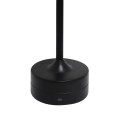 LAMPAMI - czarna lampka nocna, lampka do sypialni, lampka stojąca do salonu, lampka ledowa stojąca nowoczesna TAVOLO Black