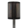 LAMPAMI - czarna lampka nocna, lampka do sypialni, lampka stojąca do salonu, lampka ledowa stojąca nowoczesna  SIMPLE Smoked