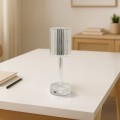 LAMPAMI - lampka nocna, lampka do sypialni, lampka stojąca do salonu, lampka ledowa stojąca nowoczesna SIMPLE clear