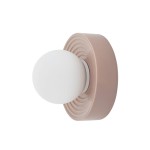 Kinkiet ścienny klosz biała kula ceramiczna lampa na korytarz 1xG9 CLAY M