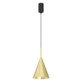LAMPAMI - lampa nad okrągły stół, lampa do jadalni, lampa nowoczesna wisząca, złota lampa wisząca pojedyncza CAPITAL GOLD Ø17cm 1xGX53