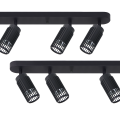 LAMPAMI - lampa sufitowa tuby regulowane, lampa nowoczesna do kuchni, lampa korytarz VERTICAL BLACK SPOT