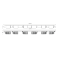 LAMPAMI - lampa sufitowa tuby regulowane VERTICAL SPOT szkic