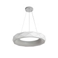 LAMPAMI - biała lampa ledowa, lampa sufitowa wisząca, lampa nad okrągły stół, lampa sufitowa ledowa nowoczesna REUS