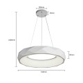 LAMPAMI - lampa sufitowa ledowa nowoczesna REUS szkic