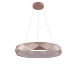 Lampa wisząca ledowa różowe złoto REUS 4000K LED 