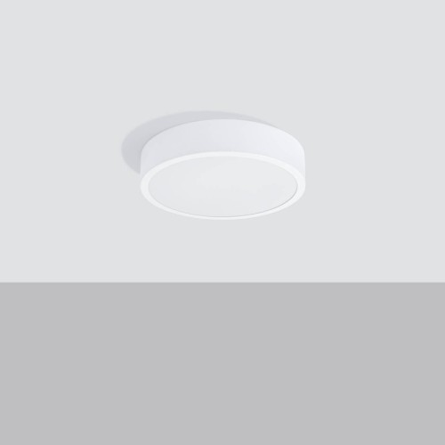 LAMPAMI - plafon led, lampa sufitowa ledowa, plafon biały nowoczesny Plafon ONYX 30 biały LED 3000K
