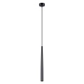 LAMPAMI - lampa wisząca czarna, lampa nad okrągły stół, czarna lampa wisząca nad stół, tuba sufitowa czarna wisząca BLISS 1P