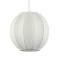 LAMPAMI - nowoczesna lampa wisząca do salonu, lampa do salonu, biała lampa do sypialni, lampa nad stół wisząca biała 1 xE27  DANA