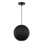 Lampa do sypialni, lampa nad stół wisząca czarna 1xE27 DANA 