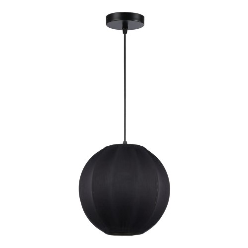 LAMPAMI - nowoczesna lampa wisząca do salonu, lampa do salonu, czarna lampa do sypialni, lampa nad stół wisząca czarna 1 xE27 DANA