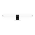 LAMPAMI - kinkiet łazienkowy ledowy, kinkiet łazienkowy czarny, lampa do łazienki, kinkiet nad lustro APA black 6W LED