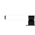 LAMPAMI - kinkiet łazienkowy ledowy, kinkiet łazienkowy czarny, lampa do łazienki, kinkiet nad lustro APA black 6W LED
