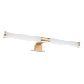 LAMPAMI - kinkiet łazienkowy ledowy, kinkiet łazienkowy złoty, lampa do łazienki, kinkiet nad lustro APA gold 6W LED