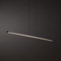 LAMPAMI - lampa wisząca ledowa, lampa nad wyspę kuchenną, lampa do kuchni, lampa ledowa kuchenna, ledowa lampa wisząca BAR LED M silk olive NOWODVORSKI