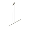 LAMPAMI - lampa wisząca ledowa, lampa nad wyspę kuchenną, lampa do kuchni, lampa ledowa kuchenna, ledowa lampa wisząca BAR LED M silk olive NOWODVORSKI