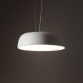 LAMPAMI - lampa nad okrągły stół, lampa do jadalni, lampa nowoczesna wisząca biała, lampa nad stół wisząca, biała lampa do salonu SATELLITE M NOWODVORSKI