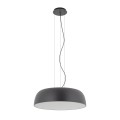 LAMPAMI - lampa nad okrągły stół, lampa do jadalni, lampa nowoczesna wisząca szara, lampa nad stół wisząca, szara lampa do salonu SATELLITE M NOWODVORSKI