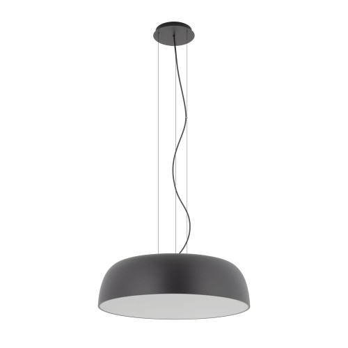 LAMPAMI - lampa nad okrągły stół, lampa do jadalni, lampa nowoczesna wisząca szara, lampa nad stół wisząca, szara lampa do salonu SATELLITE M NOWODVORSKI