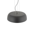 LAMPAMI - lampa nad okrągły stół, lampa do jadalni, lampa nowoczesna wisząca szara, lampa nad stół wisząca, szara lampa do salonu SATELLITE M NOWODVORSKI