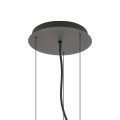 LAMPAMI - lampa nad okrągły stół, lampa do jadalni, lampa nowoczesna wisząca szara, lampa nad stół wisząca, szara lampa do salonu SATELLITE M NOWODVORSKI