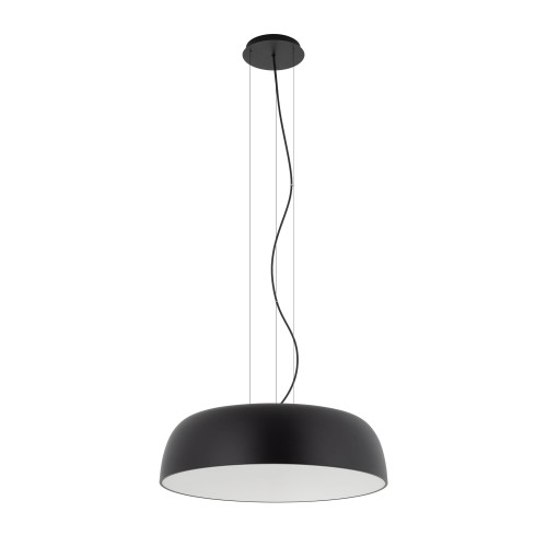 LAMPAMI - lampa nad okrągły stół, lampa do jadalni, lampa nowoczesna wisząca czarna, lampa nad stół wisząca, czarna lampa do salonu SATELLITE M NOWODVORSKI
