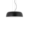 LAMPAMI - lampa nad okrągły stół, lampa do jadalni, lampa nowoczesna wisząca czarna, lampa nad stół wisząca, czarna lampa do salonu SATELLITE M NOWODVORSKI