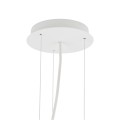 LAMPAMI - lampa nad okrągły stół, lampa do jadalni, lampa nowoczesna wisząca biała, lampa nad stół wisząca, biała lampa do salonu SATELLITE S NOWODVORSKI