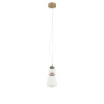 Lampa ledowa wisząca pojedyncza 152 cm ceramiczna 3000K artdeco CERAMIC LED 