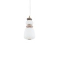 LAMPAMI - lampa ledowa wisząca, lampa do sypialni, lampa do jadalni, złota lampa wisząca pojedyncza ledowa CERAMIC LED NOWODVORSKI