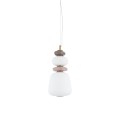 LAMPAMI - lampa ledowa wisząca, lampa do sypialni, lampa do jadalni, złota lampa wisząca pojedyncza ledowa CERAMIC LED NOWODVORSKI