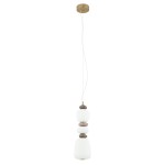 Lampa ledowa wisząca pojedyncza 172 cm ceramiczna 3000K artdeco CERAMIC LED 