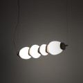 LAMPAMI - lampa ledowa wisząca, lampa do sypialni, lampa do jadalni, złota lampa wisząca pojedyncza ledowa CERAMIC LED NOWODVORSKI