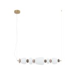 Lampa ledowa biżuteryjna wisząca 129 cm ceramiczna 3000K artdeco CERAMIC LED 