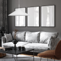 LAMPAMI - lampa nad okrągły stół, lampa do jadalni, lampa nowoczesna wisząca, biała lampa wisząca CAPITAL WHITE