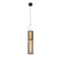 LAMPAMI - lampa wisząca przy lustrze, nowoczesna lampa wisząca do salonu, lampa do sypialni wisząca przy łóżku, lampa ledowa do salonu AERIS 2 LED CCT