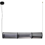Lampa ledowa do salonu wisząca dymna 120 cm AERIS 3 LED CCT 
