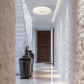 LAMPAMI - plafon led, lampa sufitowa ledowa, nowoczesny plafon led, lampa kuchenna, lampa na korytarz Solaro 33 cm biały LED 4000K