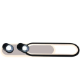 LAMPAMI - lampa ledowa do salonu, lampa sufitowa spot podwójna, lampa do sypialni, lampa do biura, gabinetu Spot Parma 2 długi czarny 2xGU10 LED CCT