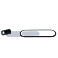 LAMPAMI - lampa ledowa do salonu, lampa sufitowa spot, lampa do sypialni, lampa do biura, gabinetu Spot Parma 1 długi czarny 1xGU10 LED CCT