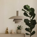 LAMPAMI - lampa nad okrągły stół, lampa do jadalni, lampa nowoczesna wisząca, kaszmirowa lampa do kuchni FERRO Cashmere 1xE27