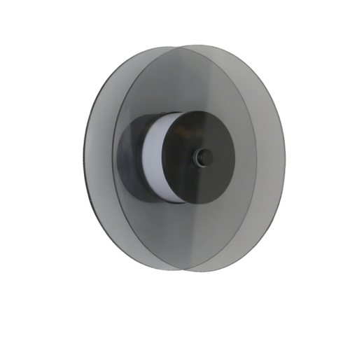 LAMPAMI - kinkiet do salonu nad sofę, kinkiet ścienny czarny dymiony, nowoczesny kinkiet ledowy, kinkiet do sypialni kinkiety Casy dymny LED CCT